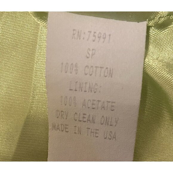 Vintage Painted Pony Blazer Jacket XS Jungle Monkey Red Green Made In USA - Picture 6 of 6